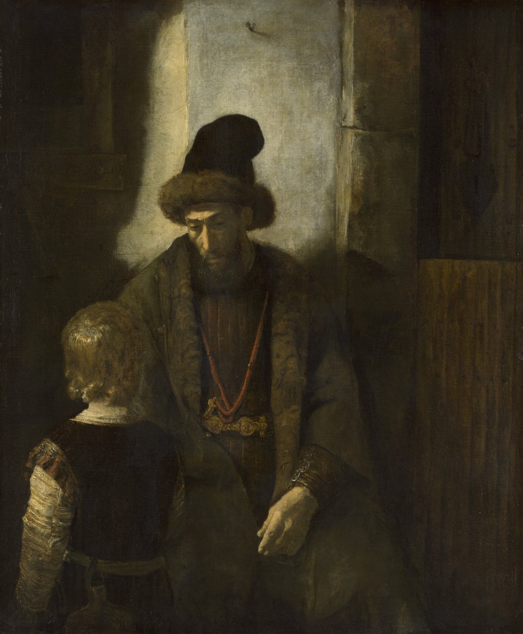 Jákob búcsúja Benjámintól, 1650-60 alkotó: Rembrandt van Rijn