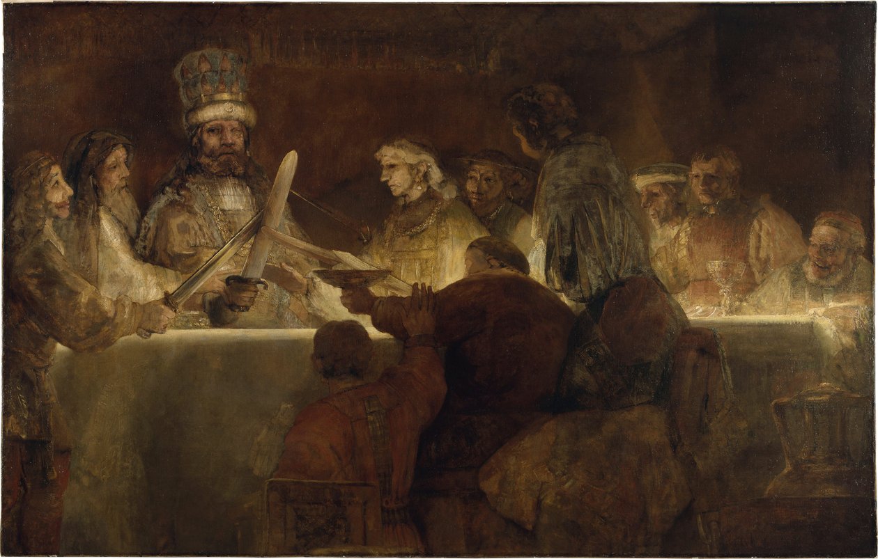 La revolte de Claude Civilis (Claudius Civilis, Gaius Julius Civilis alkotó: Rembrandt van Rijn