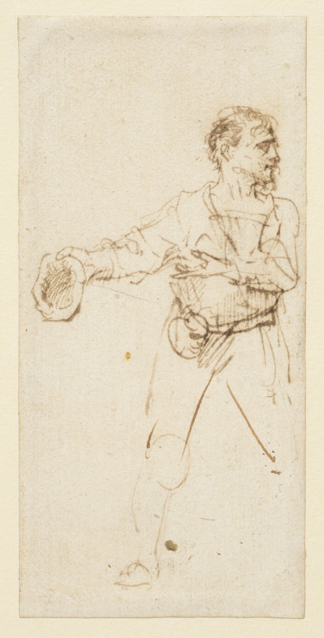 Álló ember, 1634 körül alkotó: Rembrandt van Rijn