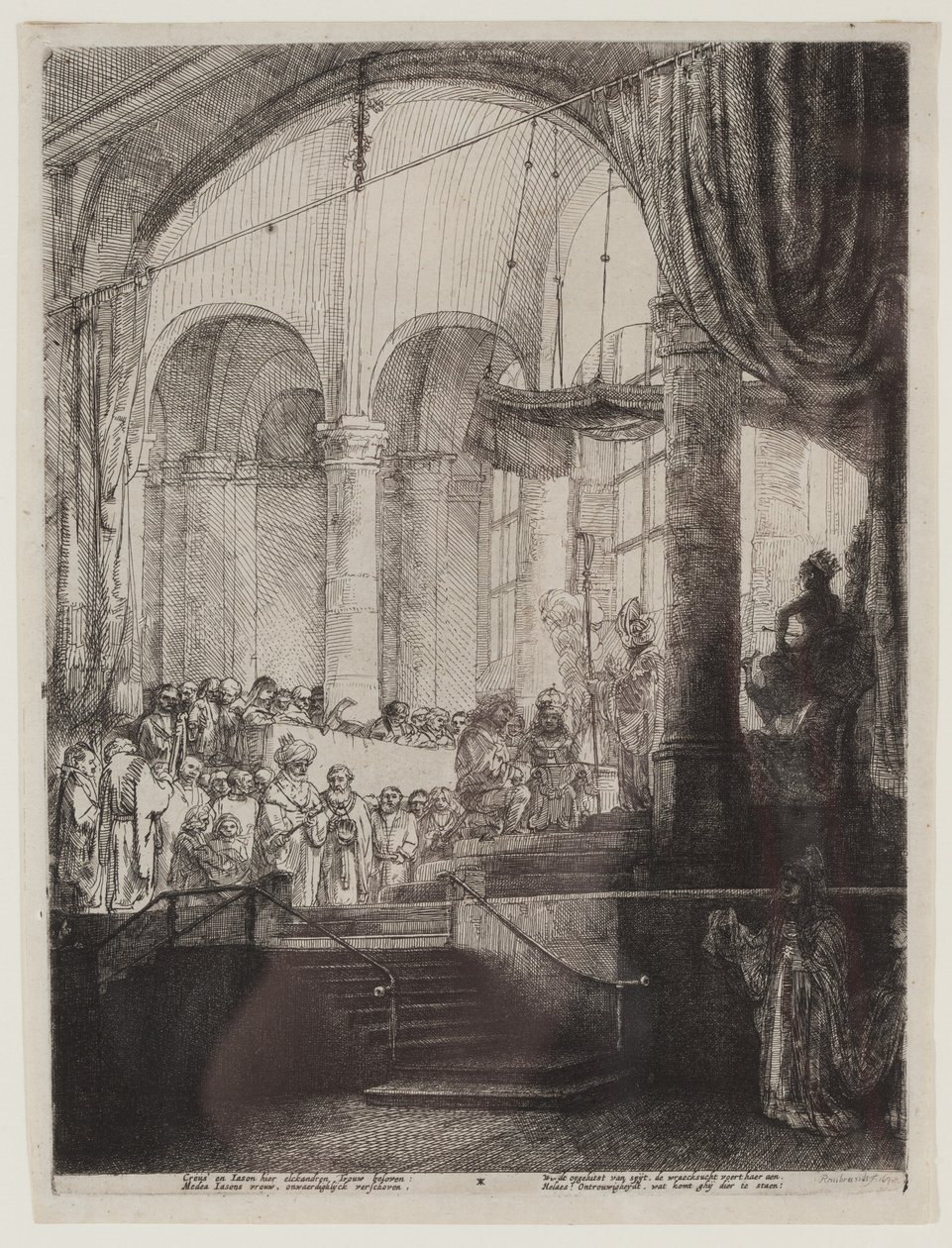 Médea: Avagy Jason és Creusa házassága alkotó: Rembrandt van Rijn