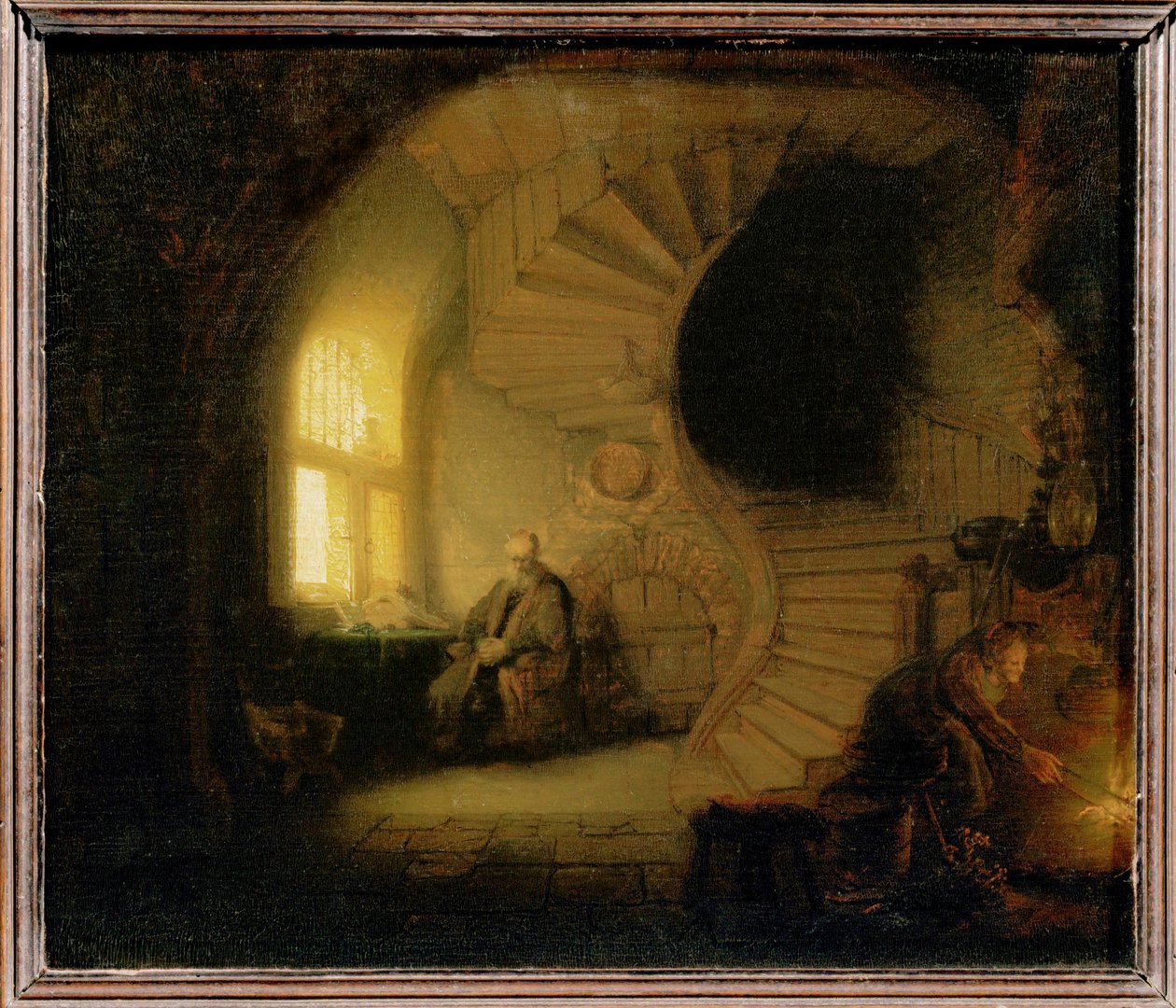 Meditáló filozófus ... alkotó: Rembrandt Harmensz. van Rijn