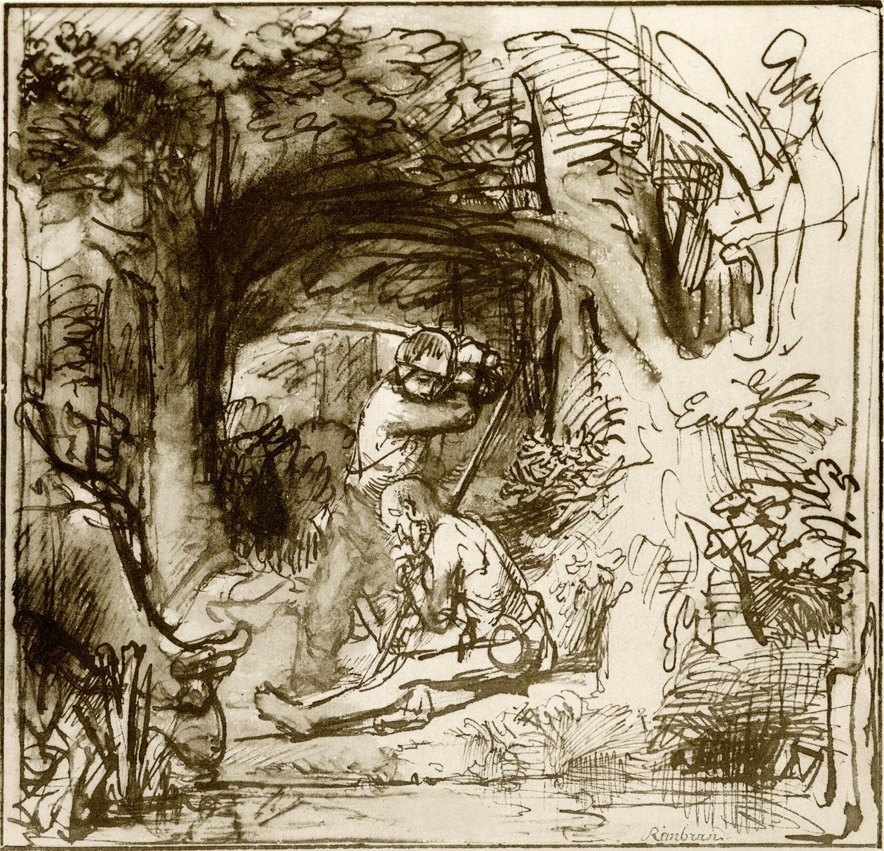 A higany megöli Argust alkotó: Rembrandt Harmensz. van Rijn