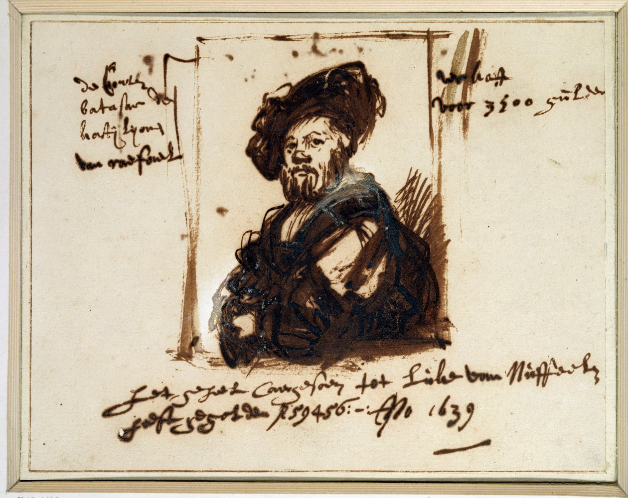Baldassare Castiglione portréja alkotó: Rembrandt van Rijn