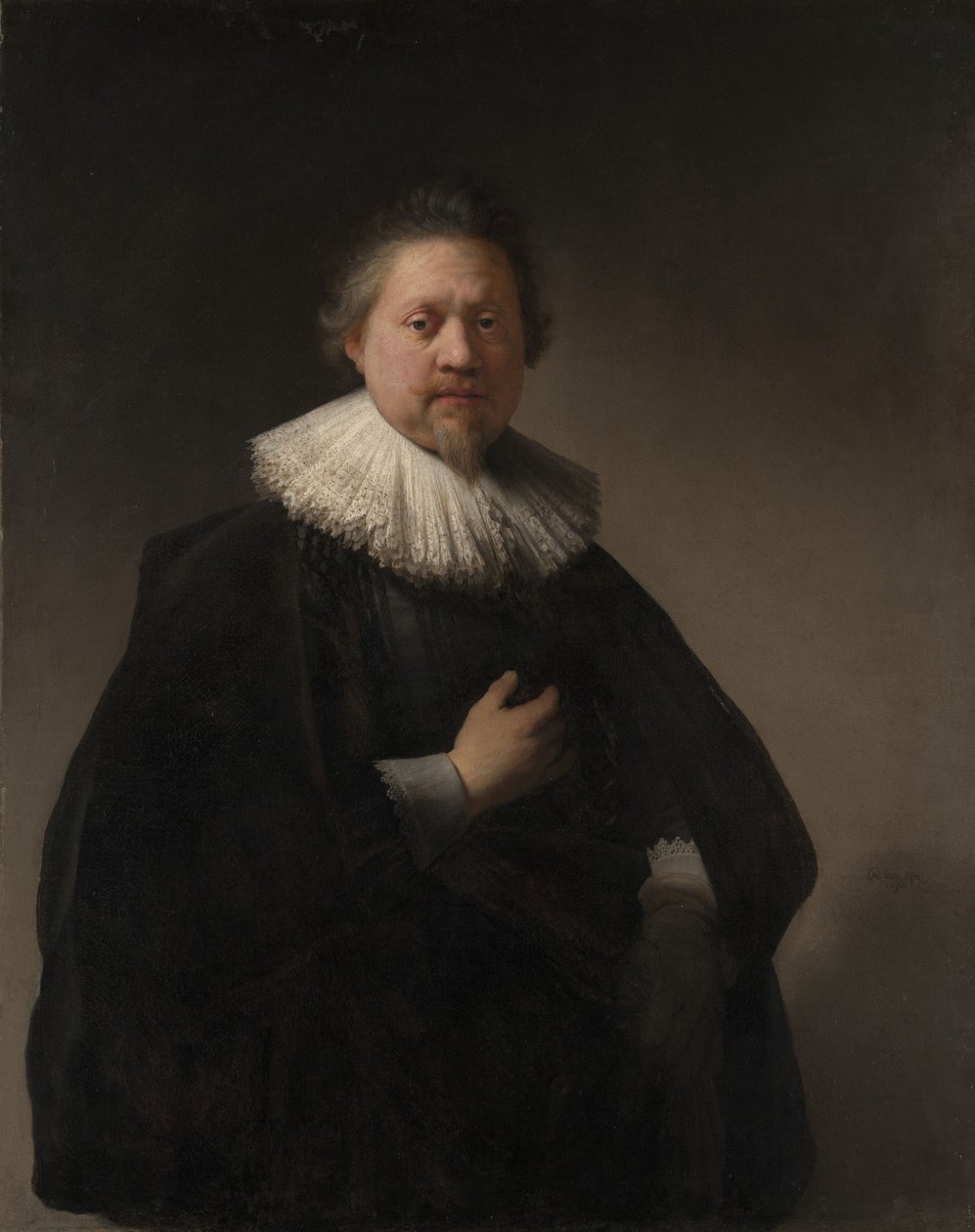 Egy férfi portréja, valószínűleg a Van Beresteyn család tagja alkotó: Rembrandt van Rijn