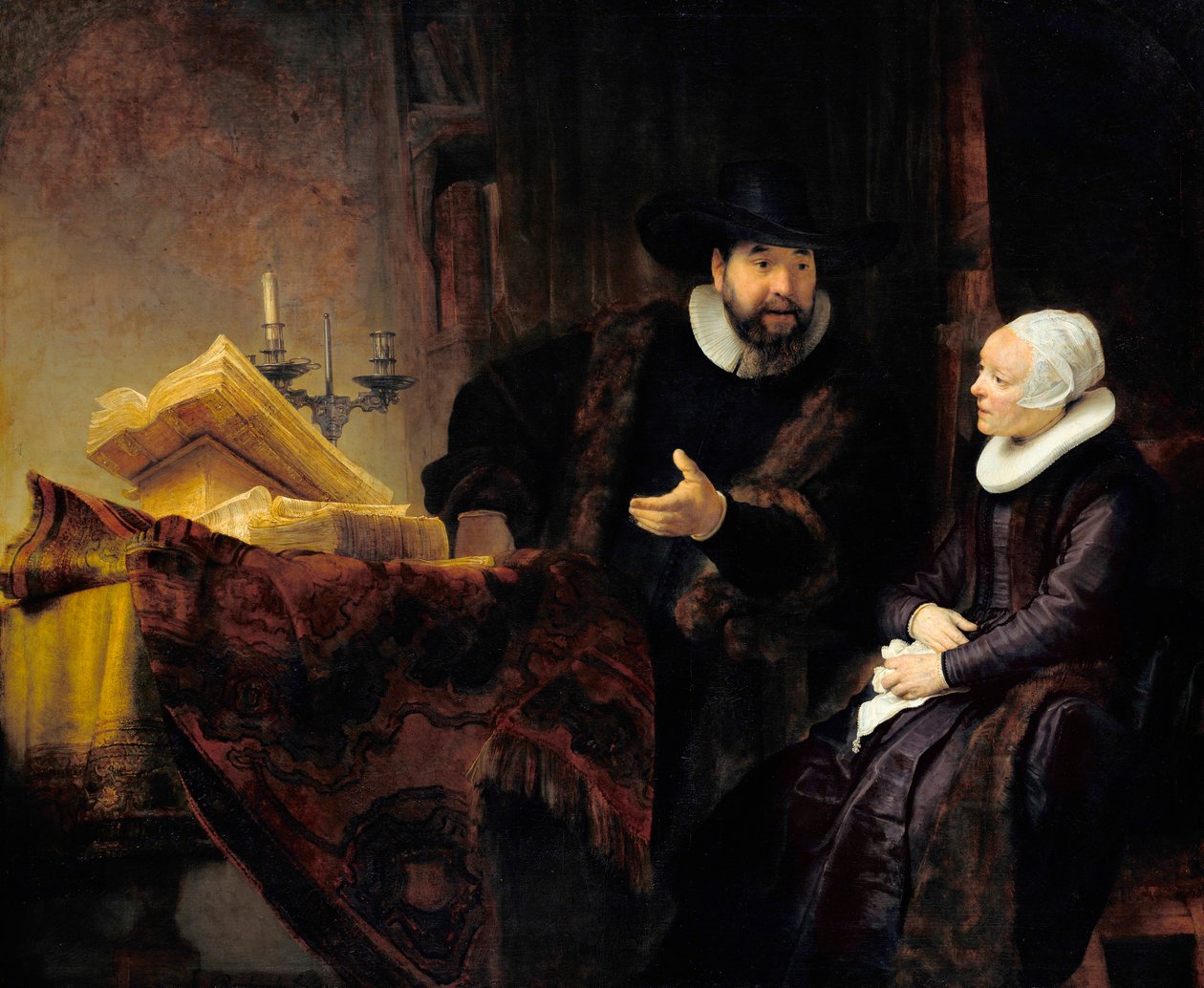 A trójaiak duettje alkotó: Rembrandt Harmensz. van Rijn