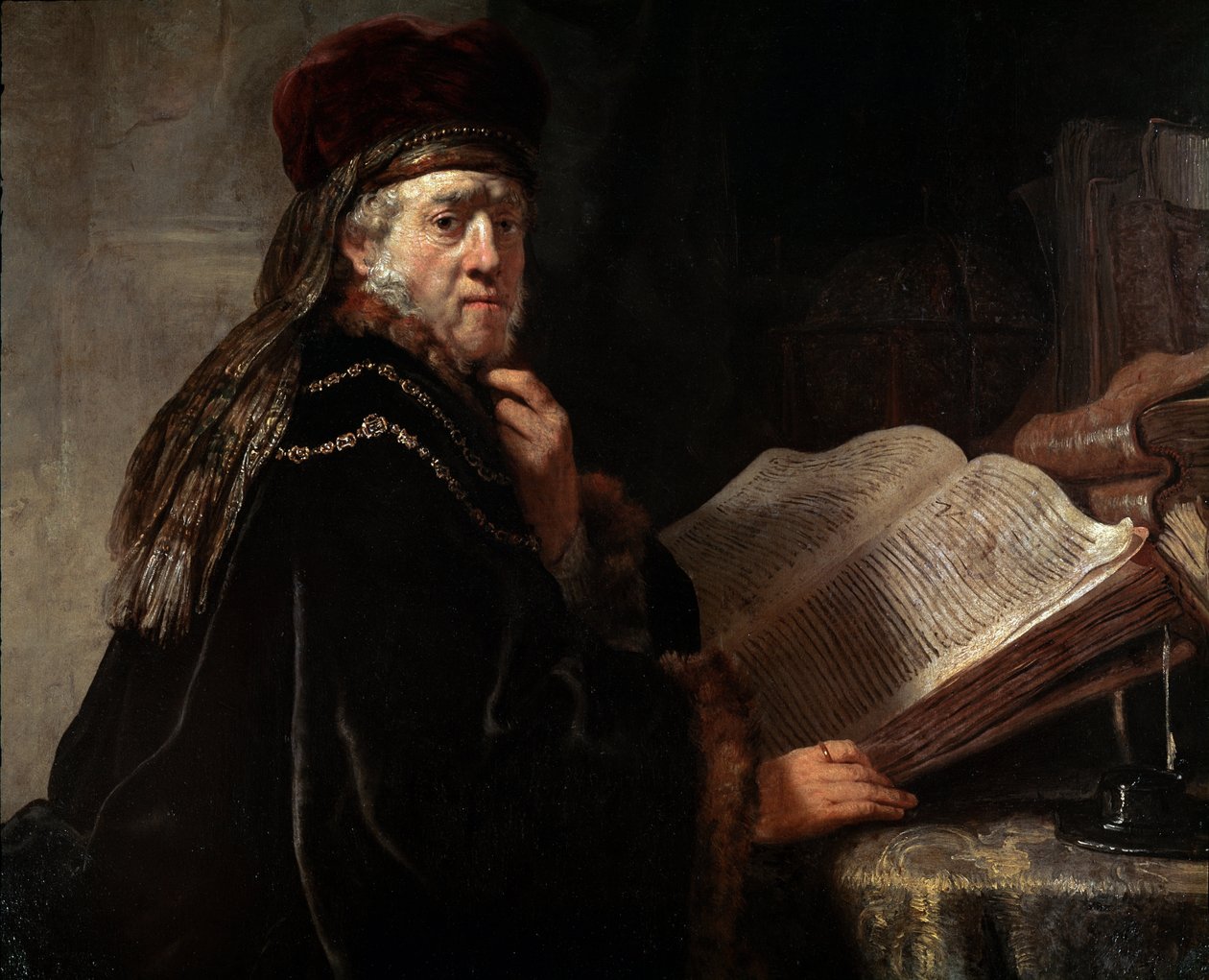 A bölcsek portréja (A rabbi portréja) (olaj, vászon alkotó: Rembrandt van Rijn