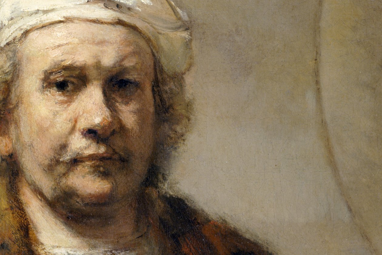 Rembrandt – Önarckép (részlet) alkotó: Rembrandt Harmensz. van Rijn