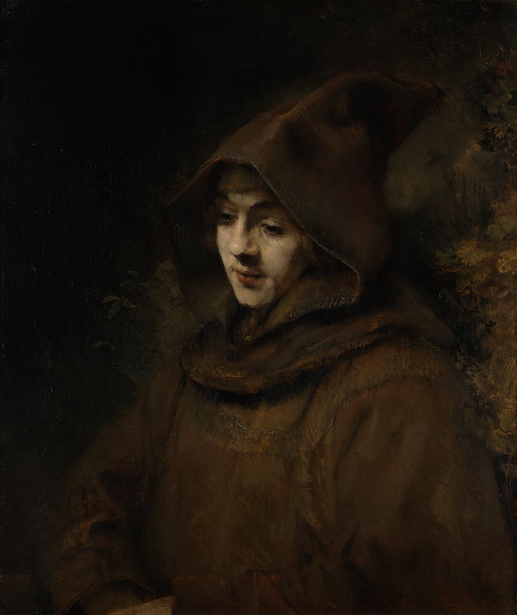 Rembrandt fia, Titusz szerzetesi szokásban alkotó: Rembrandt van Rijn