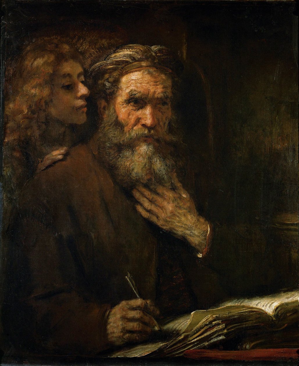Szent Máté egy angyal által ihletve ... alkotó: Rembrandt Harmensz. van Rijn