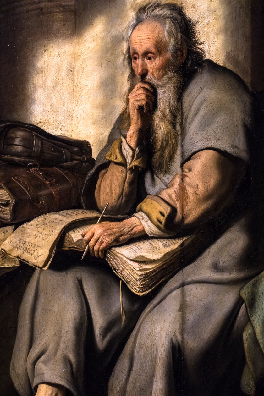 Szent Pál a börtönben alkotó: Rembrandt Harmensz. van Rijn