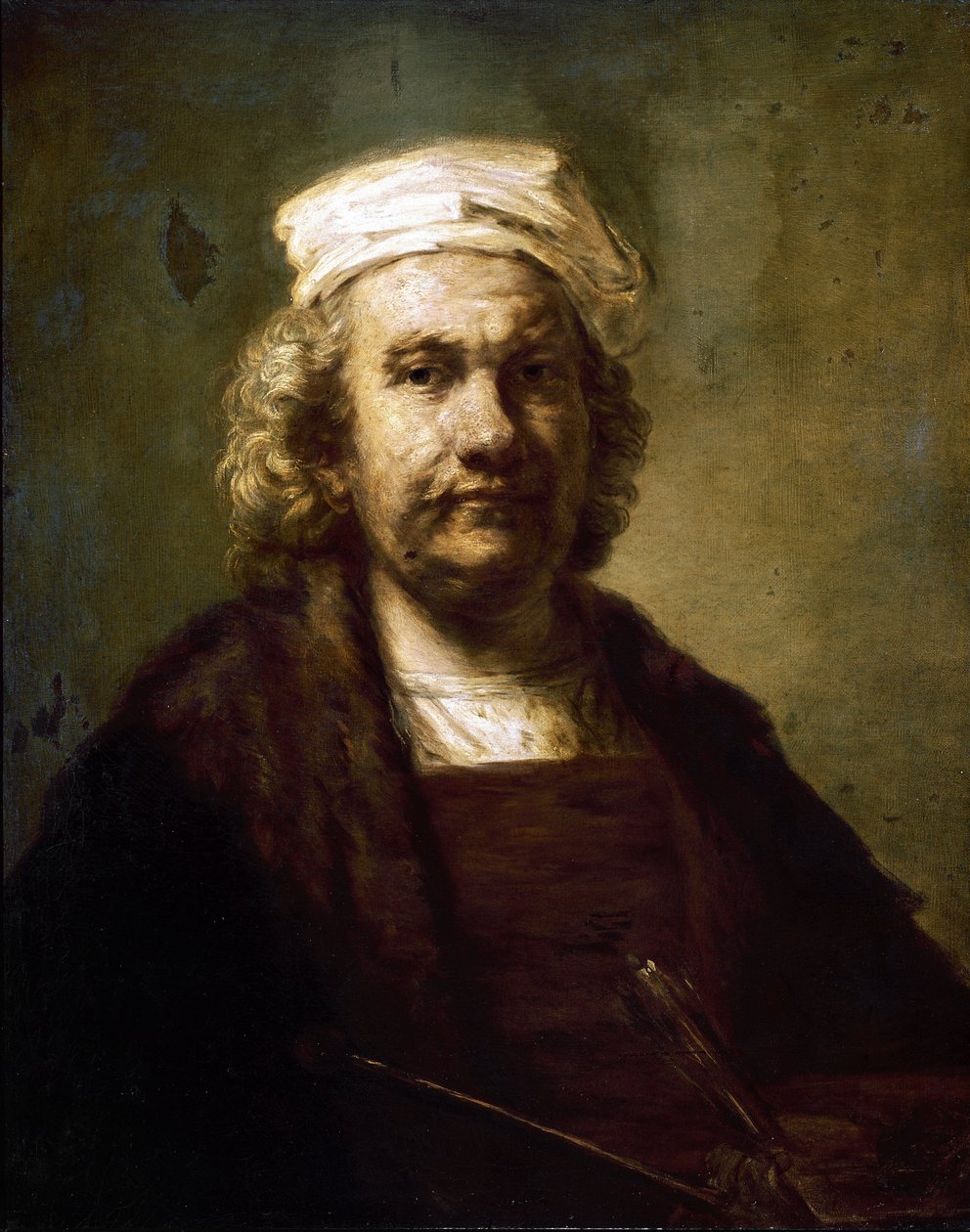 Önarckép. (olajfestmény alkotó: Rembrandt van Rijn