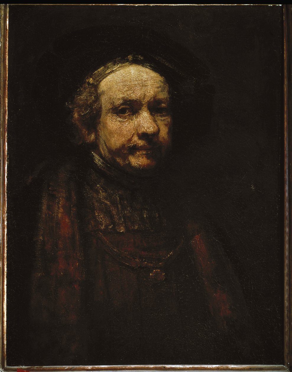 Önarckép. (olajfestmény alkotó: Rembrandt van Rijn