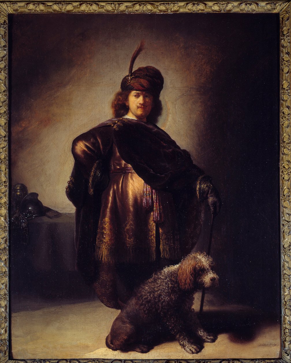 Önarckép keleti jelmezben alkotó: Rembrandt van Rijn
