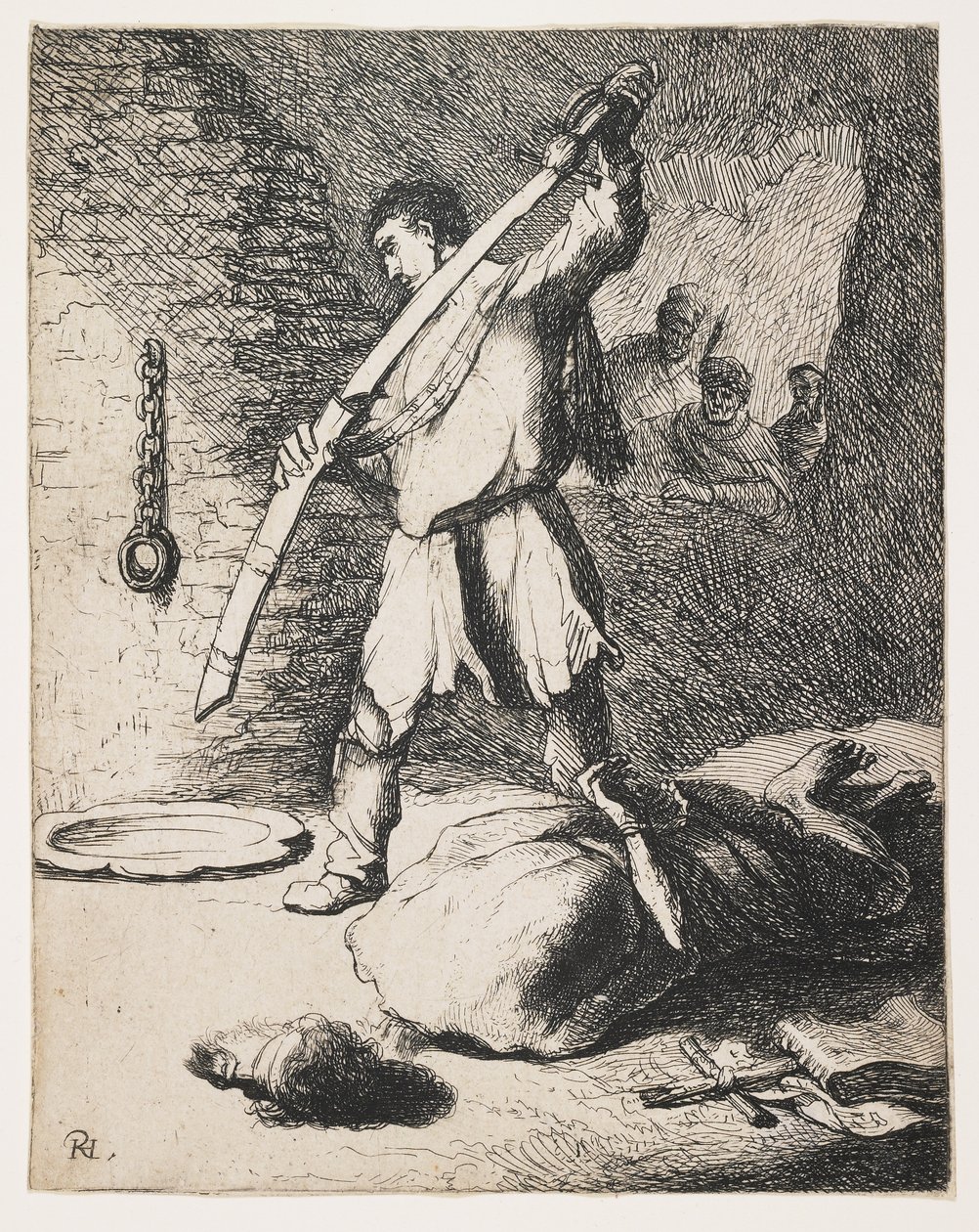 Keresztelő János lefejezése alkotó: Rembrandt Harmensz. van Rijn