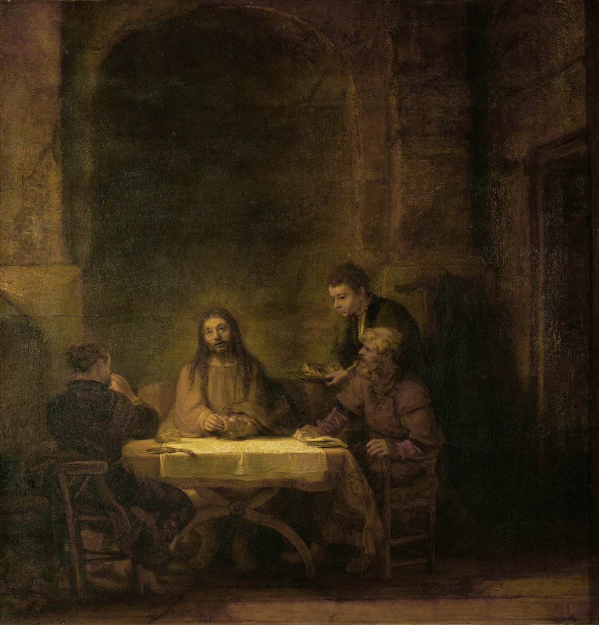 Az emmauszi tanítványok ... alkotó: Rembrandt Harmensz. van Rijn