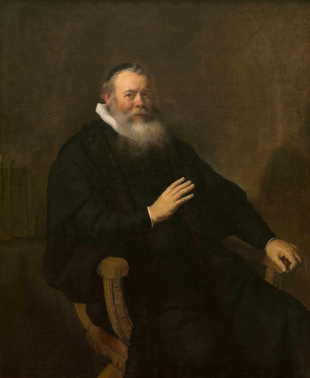Eleazar Swalmius prédikátor alkotó: Rembrandt Harmensz. van Rijn