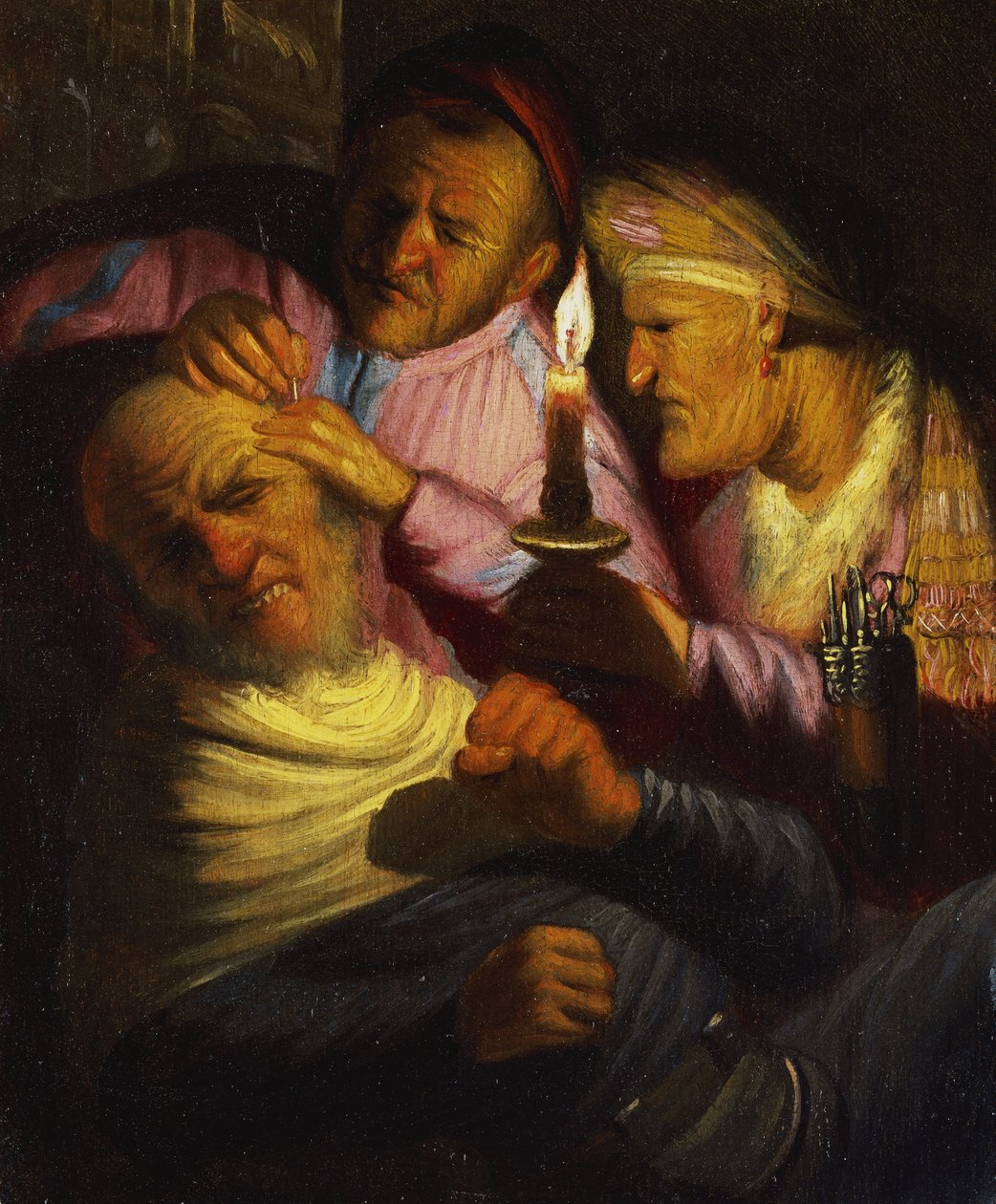 Az érintésérzék: A kőművelet alkotó: Rembrandt van Rijn