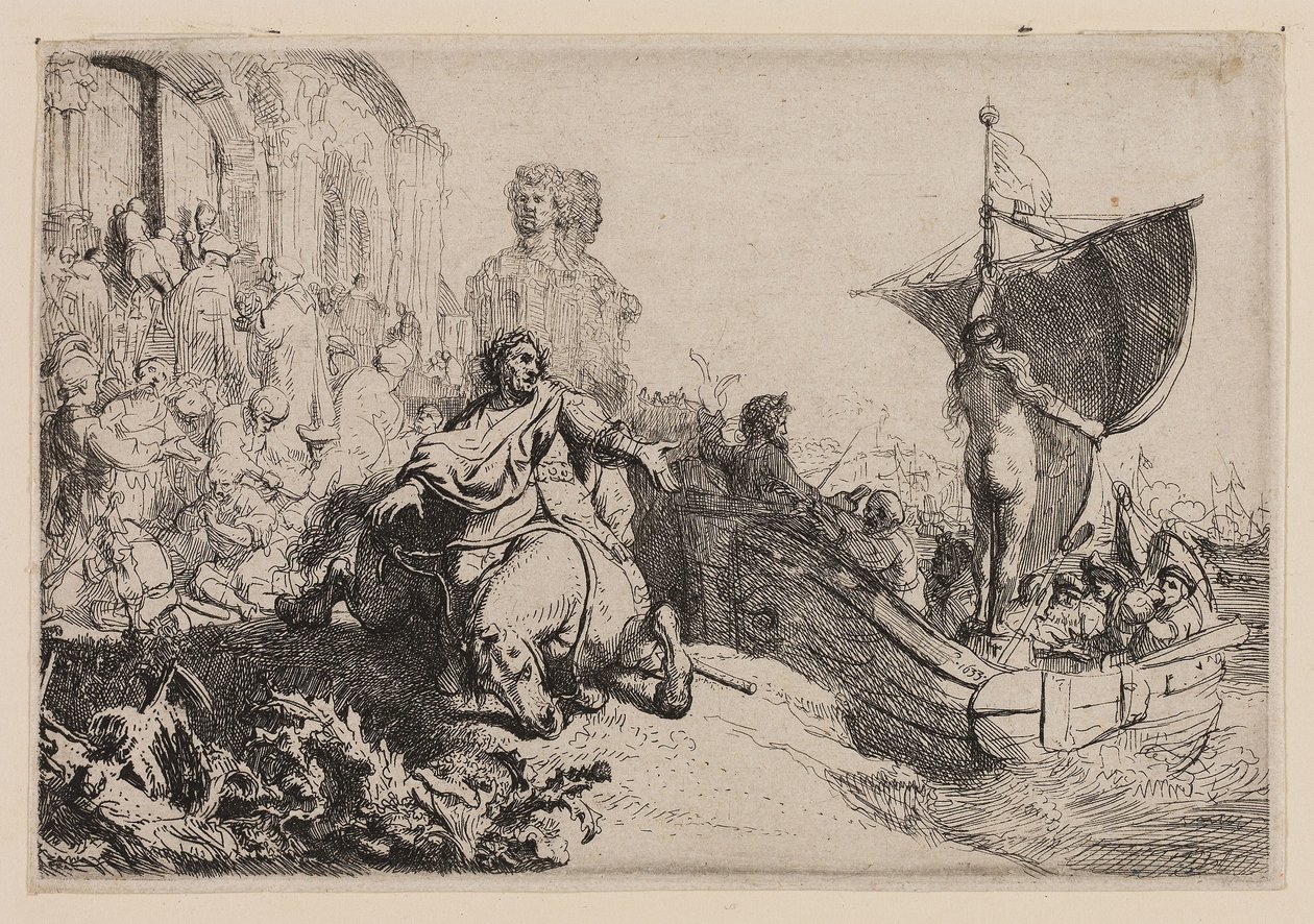 A szerencsehajó alkotó: Rembrandt Harmensz. van Rijn
