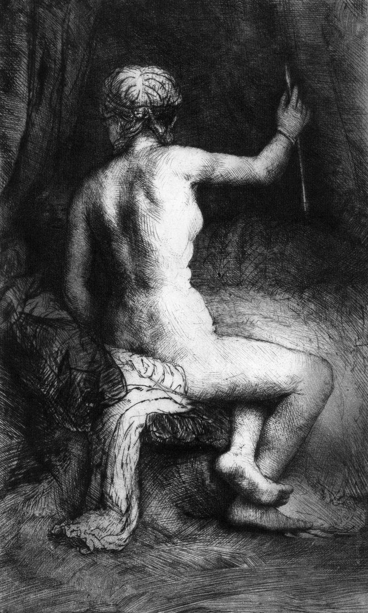 A nő a nyíllal alkotó: Rembrandt van Rijn