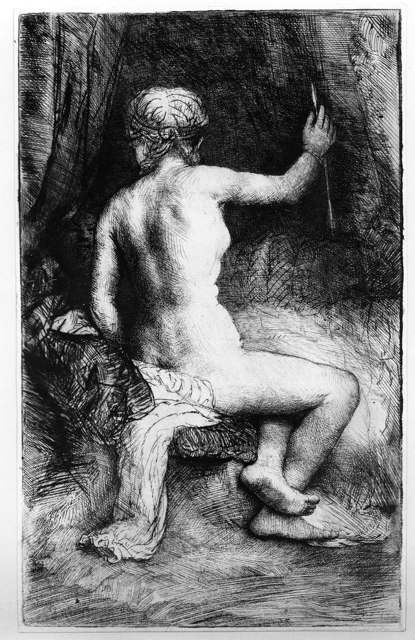 A nő a nyíllal alkotó: Rembrandt van Rijn
