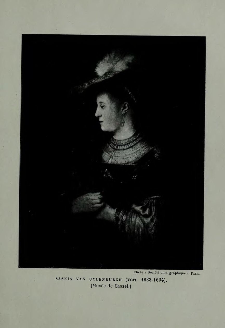 Saskia Red Hatben alkotó: Rembrandt van Rijn