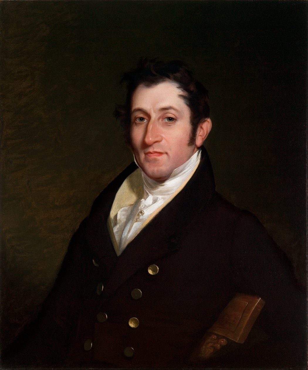 Mendes Cohen ezredes, 1838 körül (olaj, vászon) alkotó: Rembrandt Peale