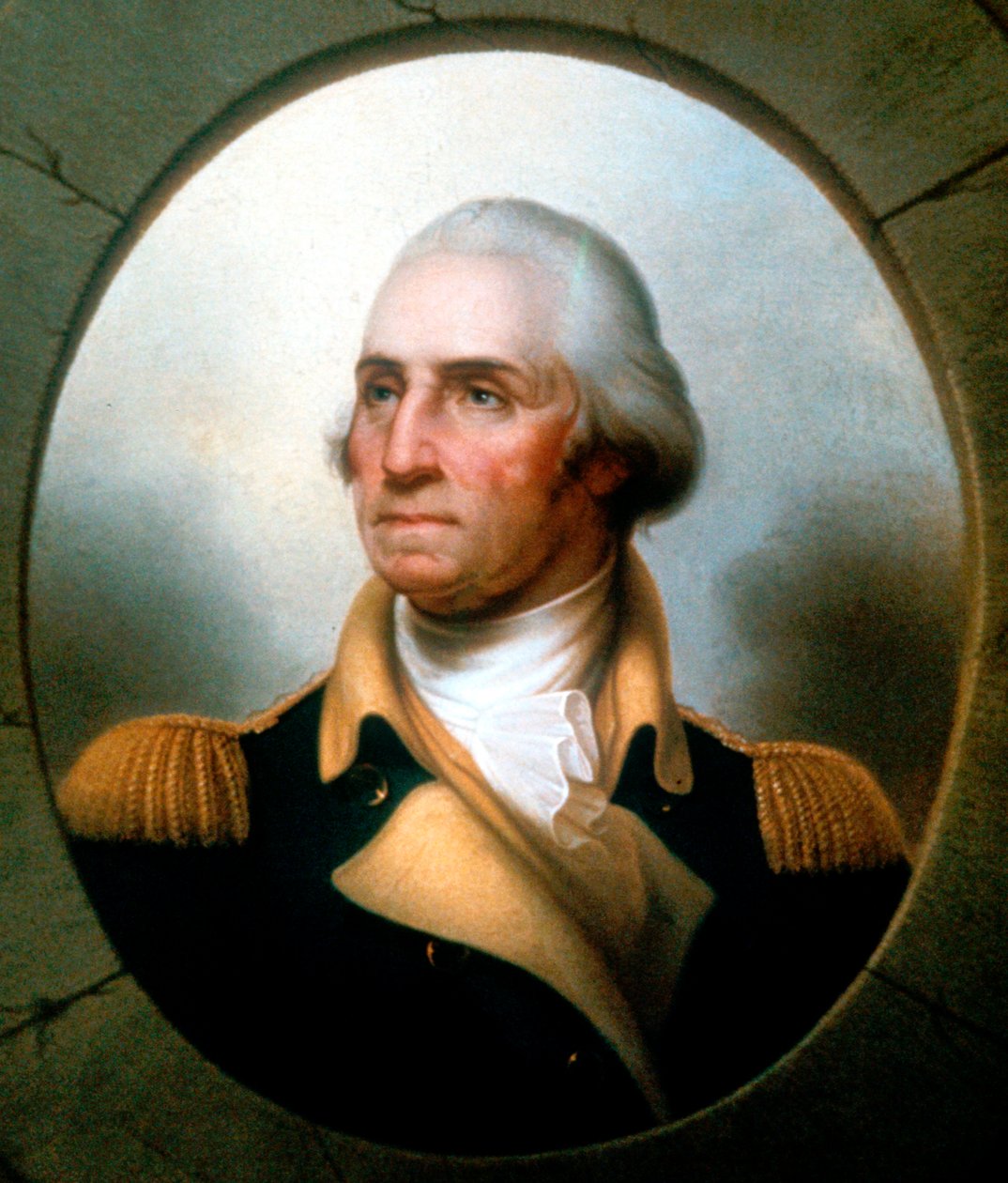 George Washington 1732-99, az Egyesült Államok első elnöke 1789-97. alkotó: Rembrandt Peale