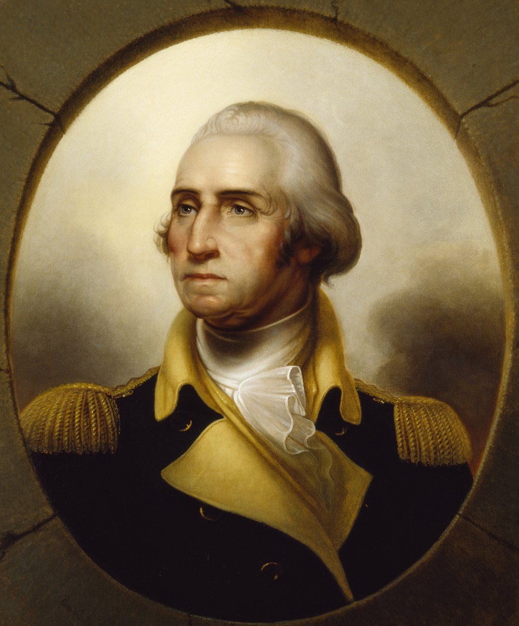 George Washington, 1850 körül (olaj, vászon) alkotó: Rembrandt Peale