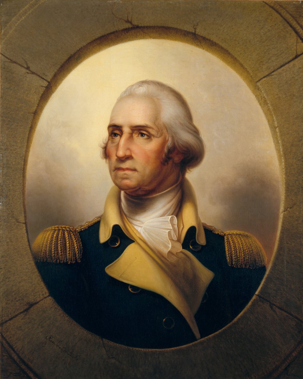 George Washington, kb. 1846. alkotó: Rembrandt Peale