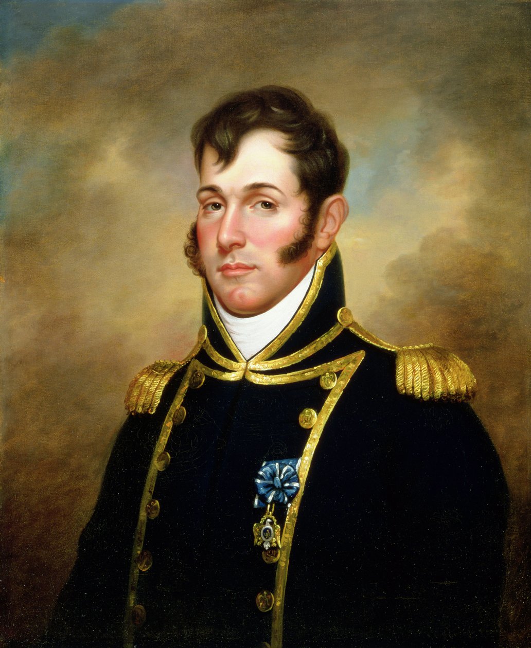 Oliver Hazard Perry (1785-1819), 1813-1414 körül alkotó: Rembrandt Peale