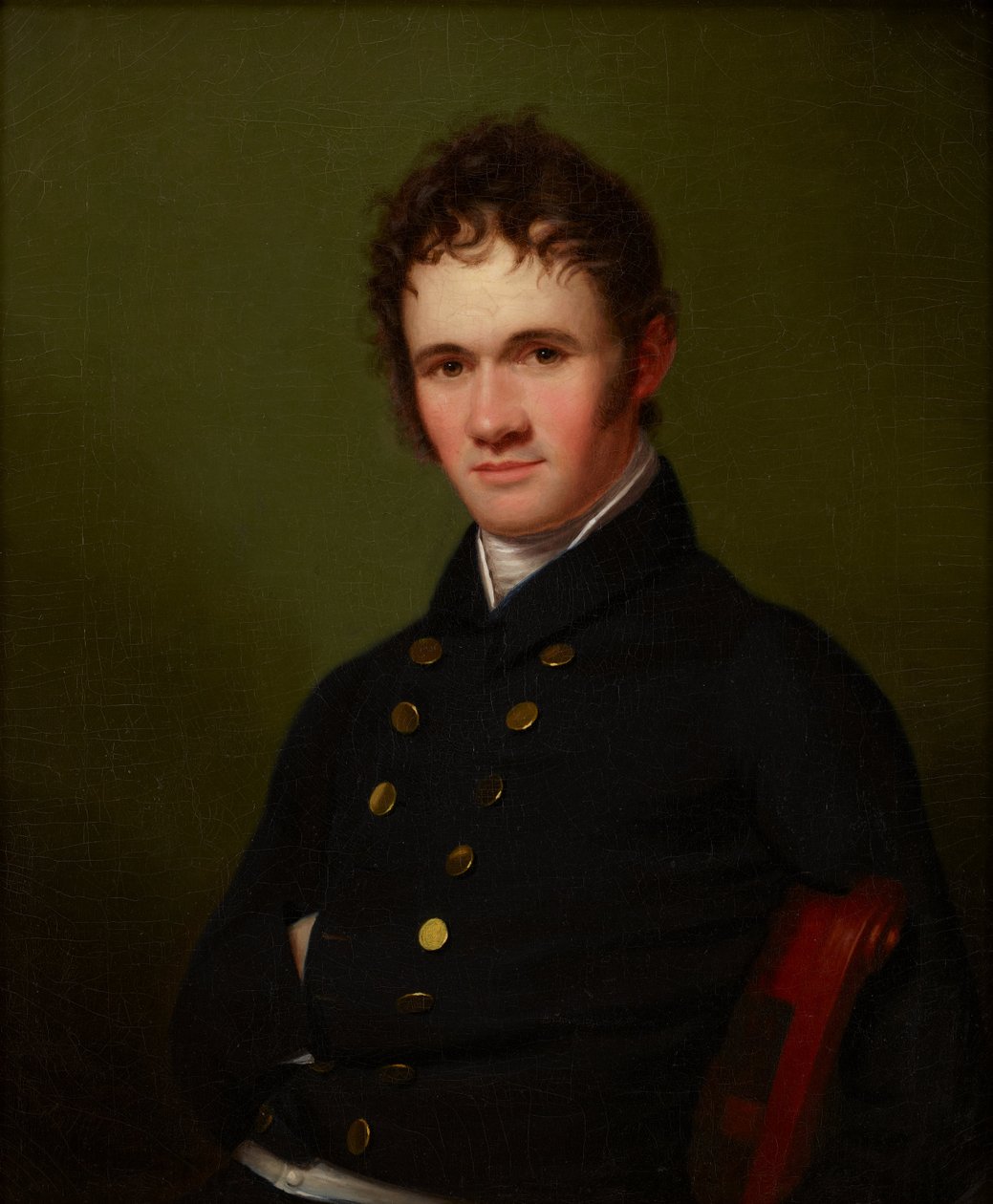 Lewis Warrington parancsnok portréja alkotó: Rembrandt Peale