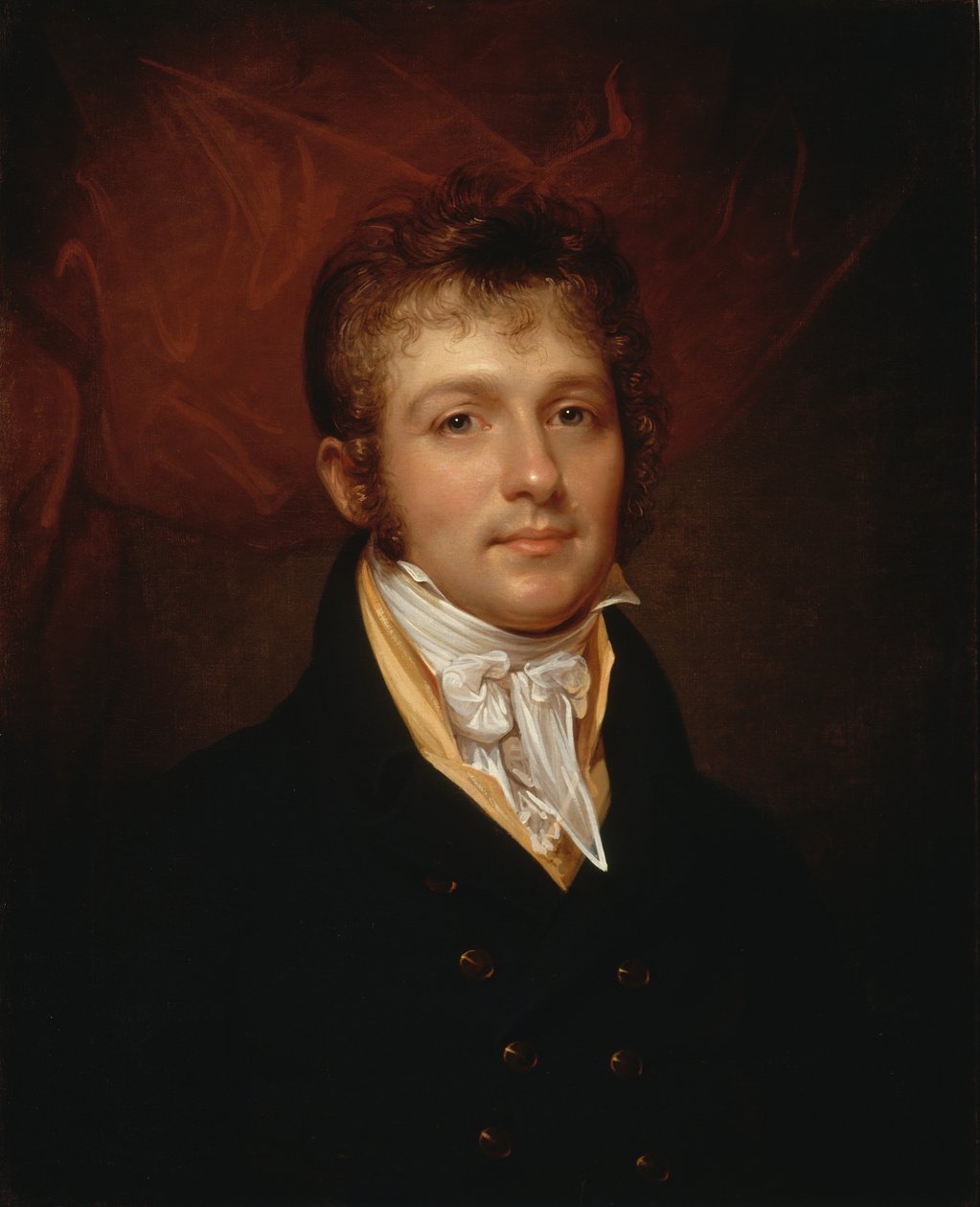 A philadelphiai Edward Shippen Burd portréja, kb. 1806-1808. alkotó: Rembrandt Peale