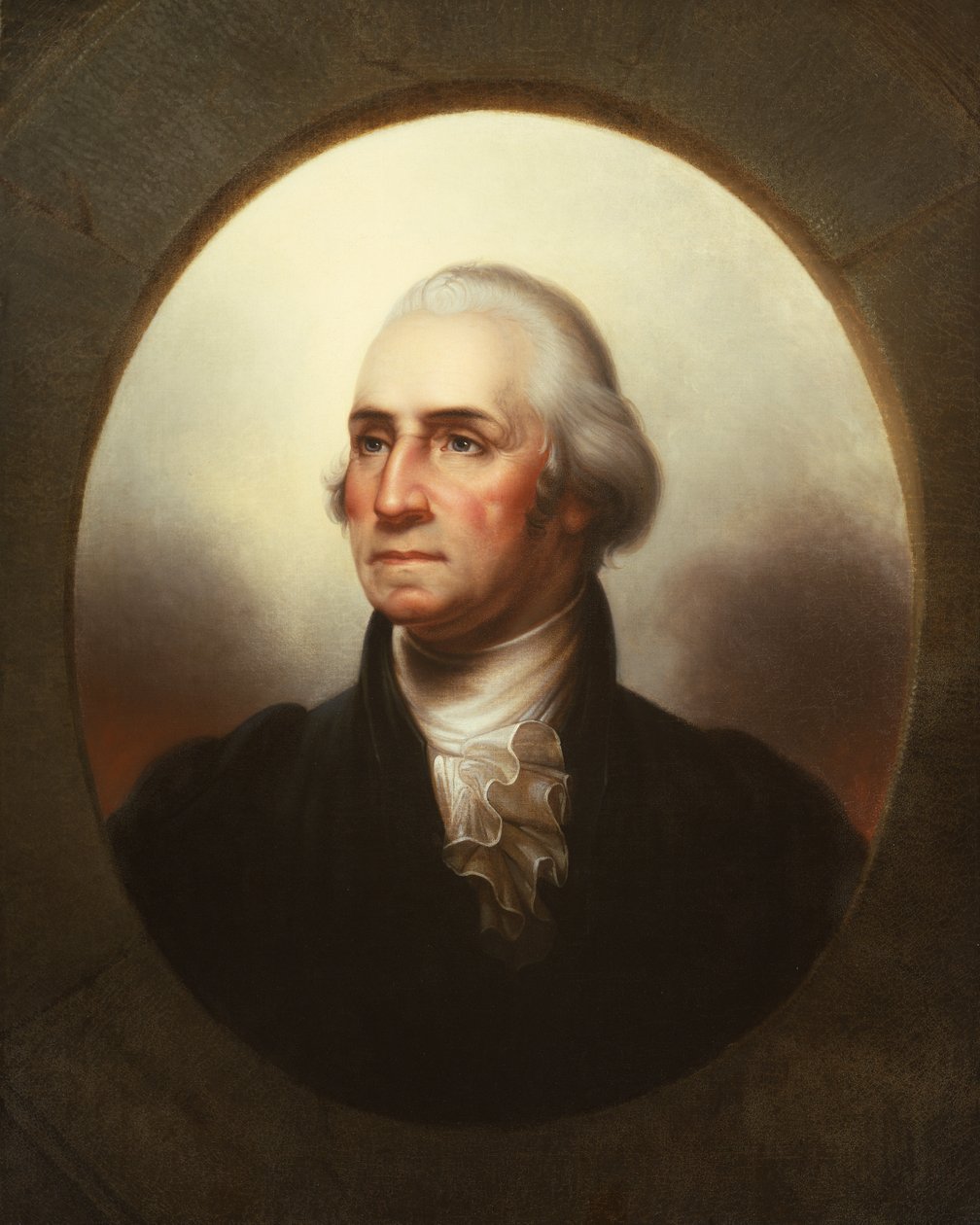 George Washington portréja (olaj, vászon) alkotó: Rembrandt Peale