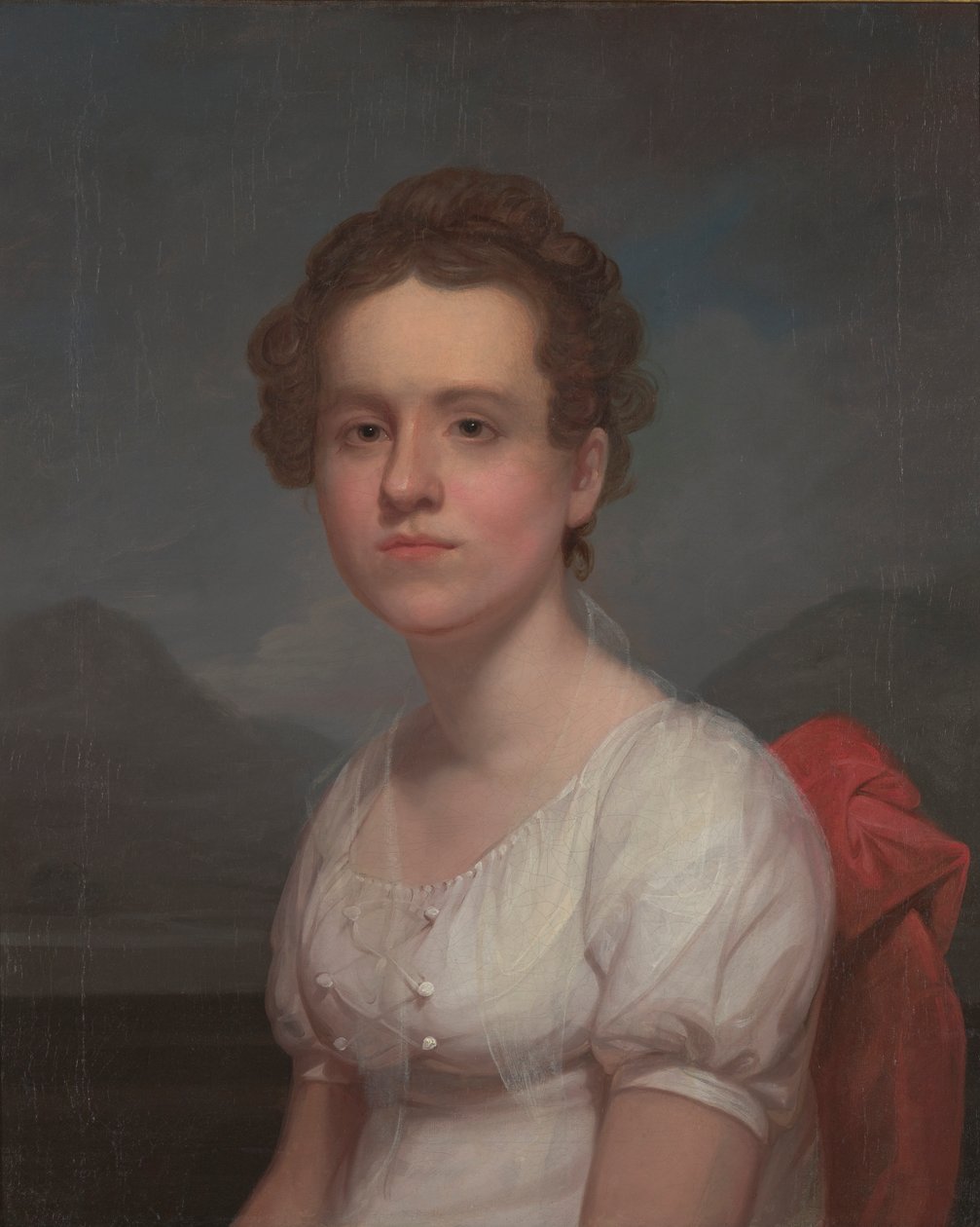 Helen Miller, Mrs. Charles G. McLean portréja, 1806 körül (olaj, vászon) alkotó: Rembrandt Peale