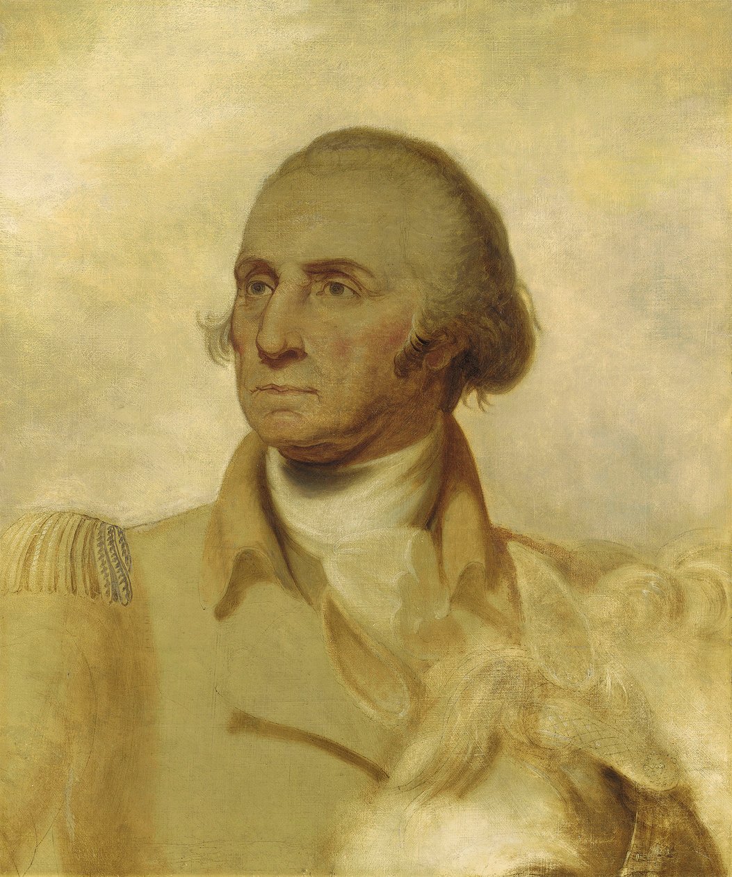 Vázlat George Washington portréjához alkotó: Rembrandt Peale