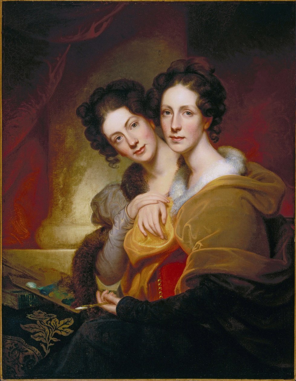 A nővérek (Eleanor és Rosalba Peale) alkotó: Rembrandt Peale