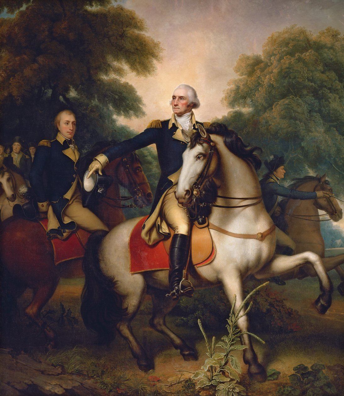 Washington vor Yorktown alkotó: Rembrandt Peale