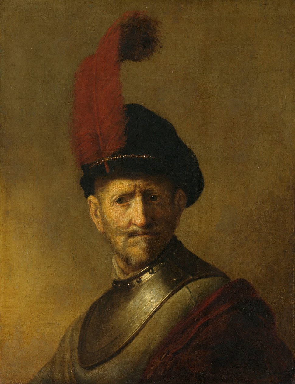 Egy férfi portréja, talán Rembrandt apja, Harmen Gerritsz van Rijn alkotó: Rembrandt van Rijn (copy after)