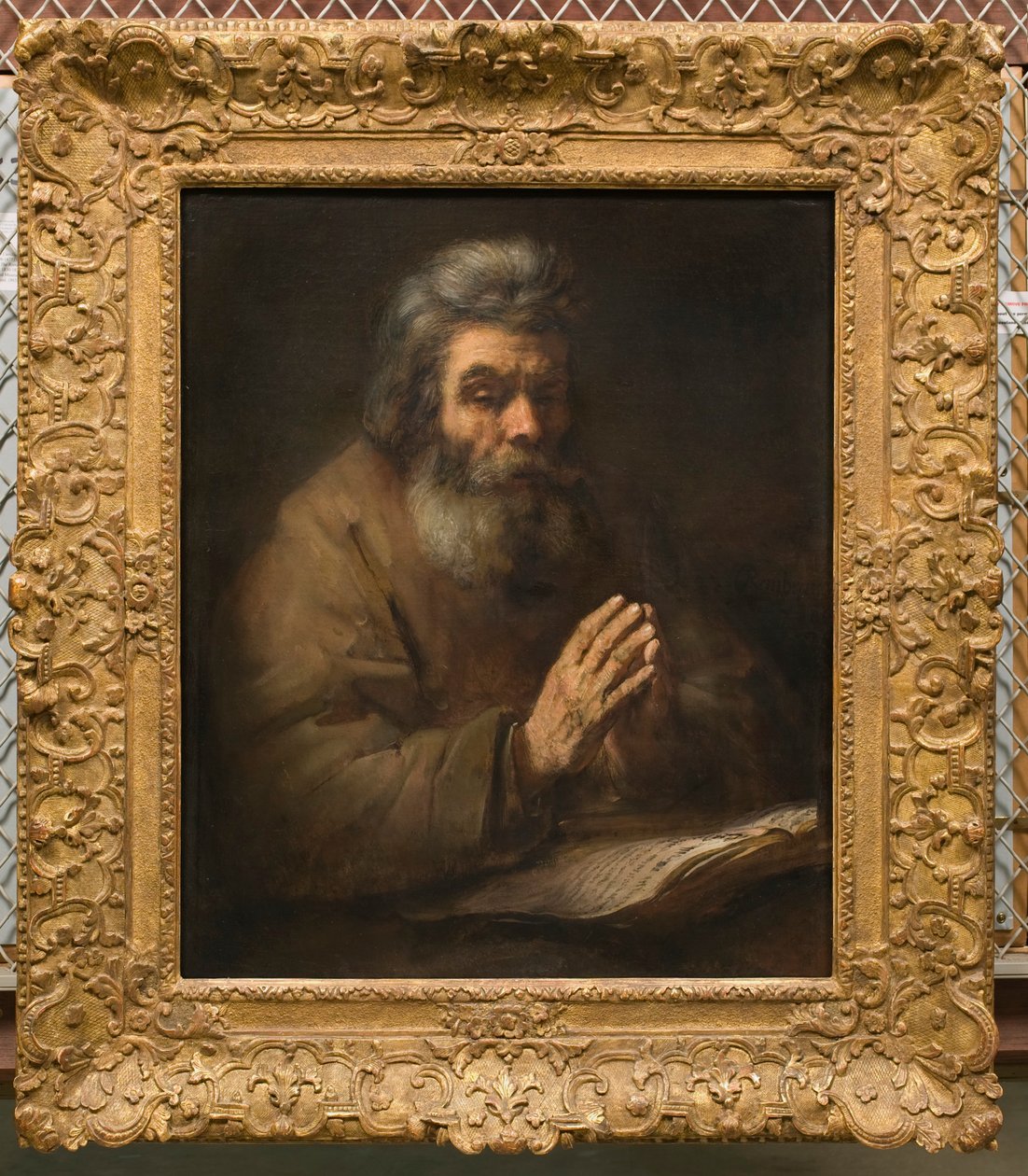 Egy szakállas férfi kalapot viselő, c. 1655-1660. alkotó: Rembrandt van Rijn
