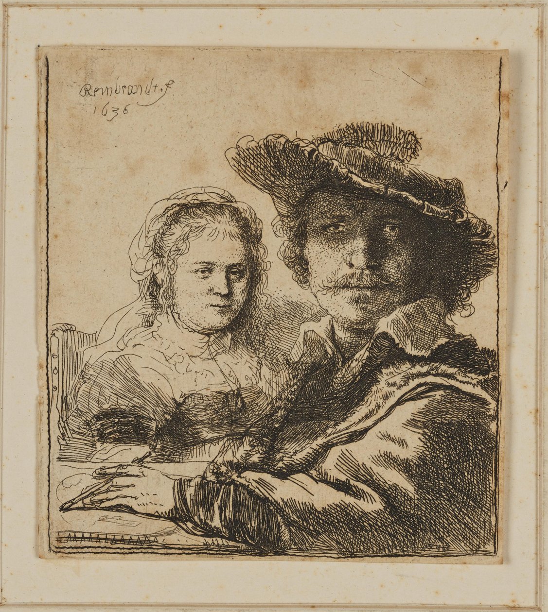Egy festő és felesége alkotó: Rembrandt van Rijn