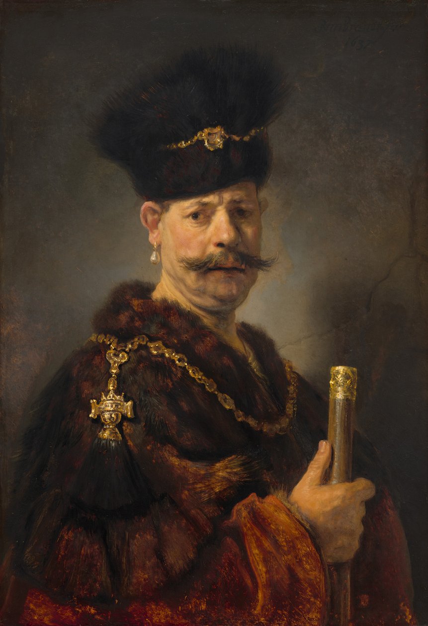 Egy lengyel nemes, 1637. alkotó: Rembrandt van Rijn