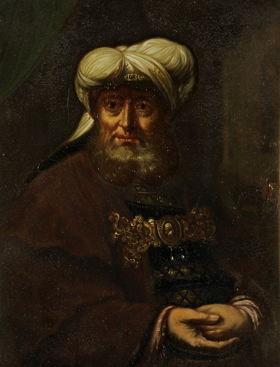 Egy rabbi (Leprással sújtott Uzziás király), 1764-85 körül. alkotó: Rembrandt van Rijn