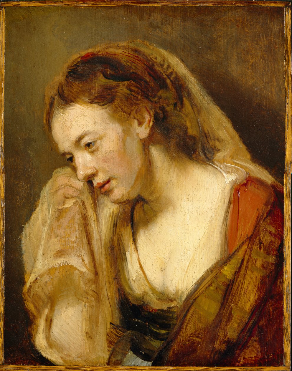 Egy síró nő, 1647 körül alkotó: Rembrandt van Rijn