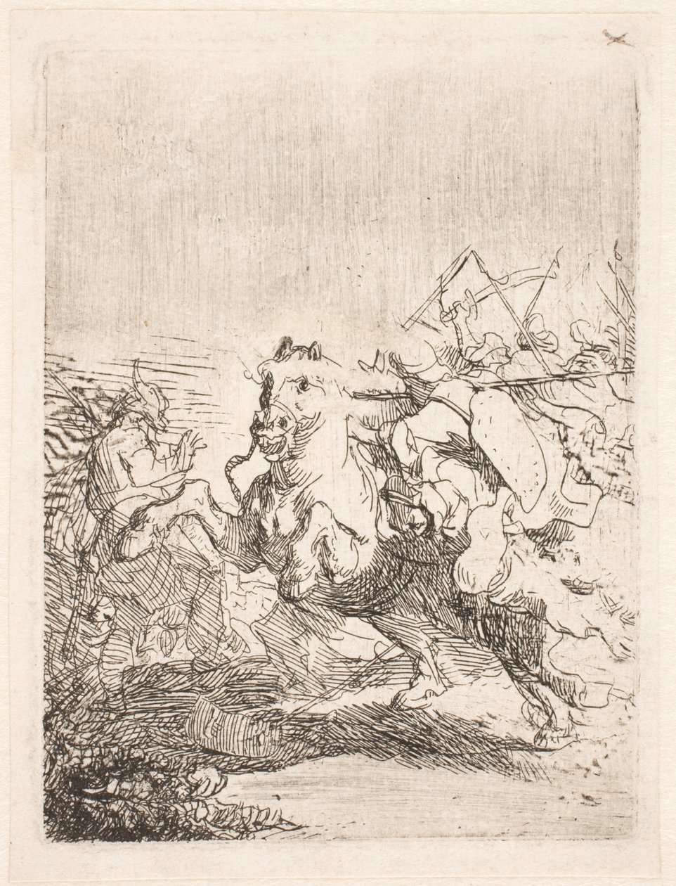 Lovas csata alkotó: Rembrandt van Rijn