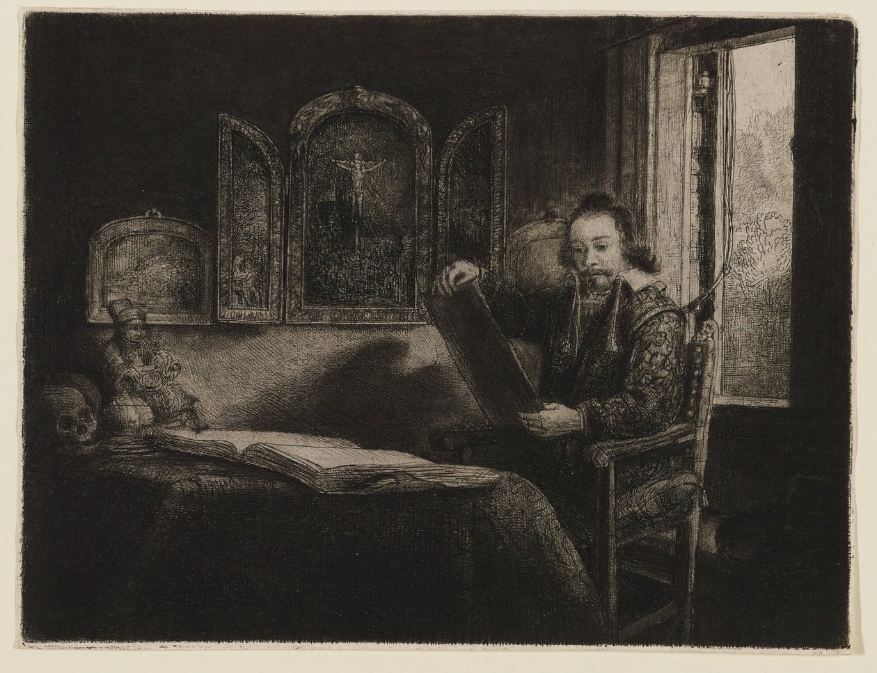 Abraham Francen alkotó: Rembrandt van Rijn