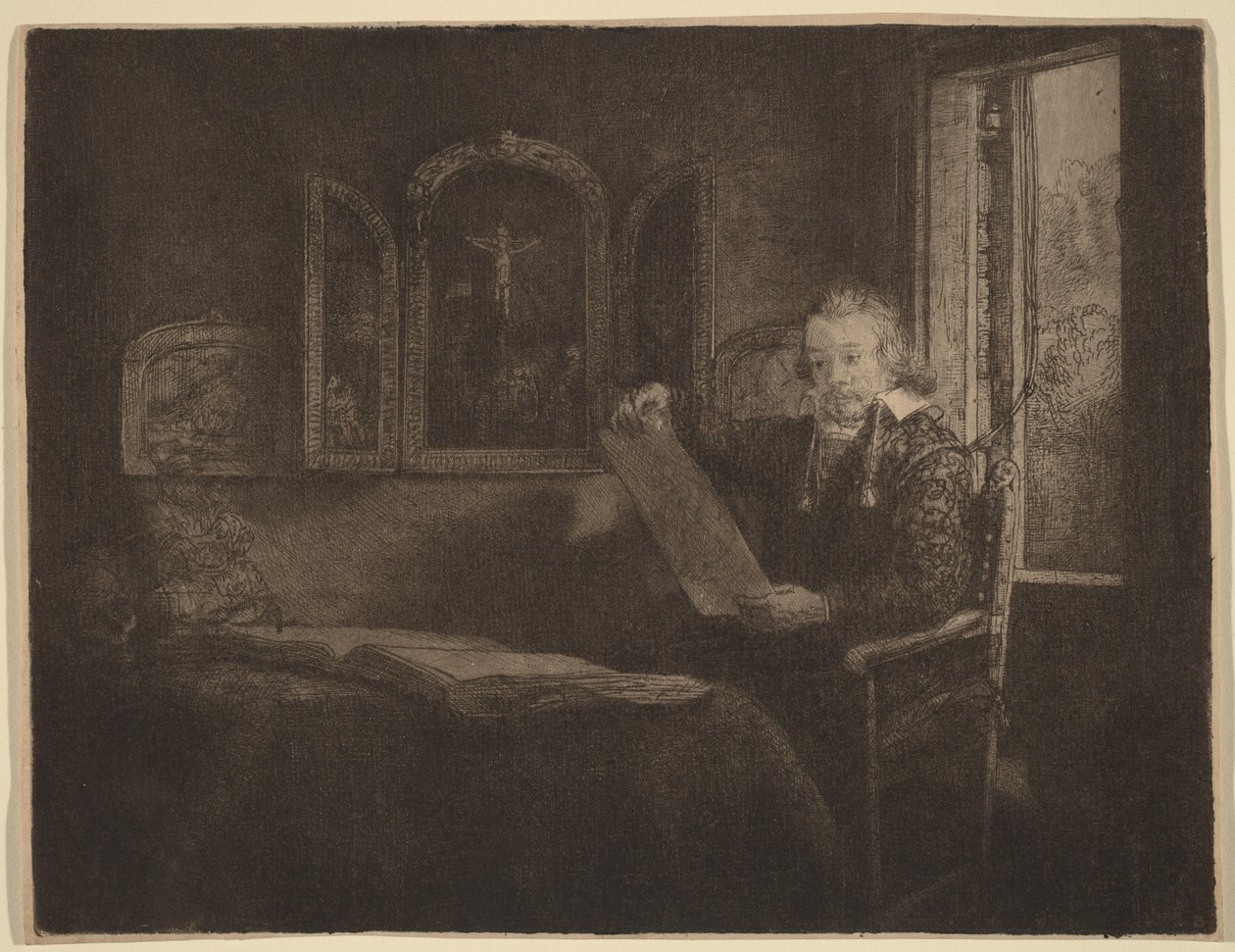 Abraham Francen alkotó: Rembrandt van Rijn