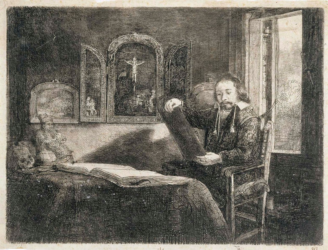 Abraham Francen, gyógyszerész alkotó: Rembrandt van Rijn