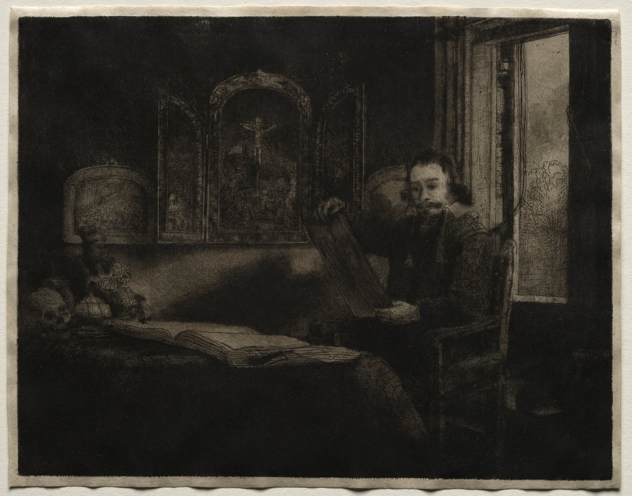 Abraham Francen, patikus, c. 1657. alkotó: Rembrandt van Rijn