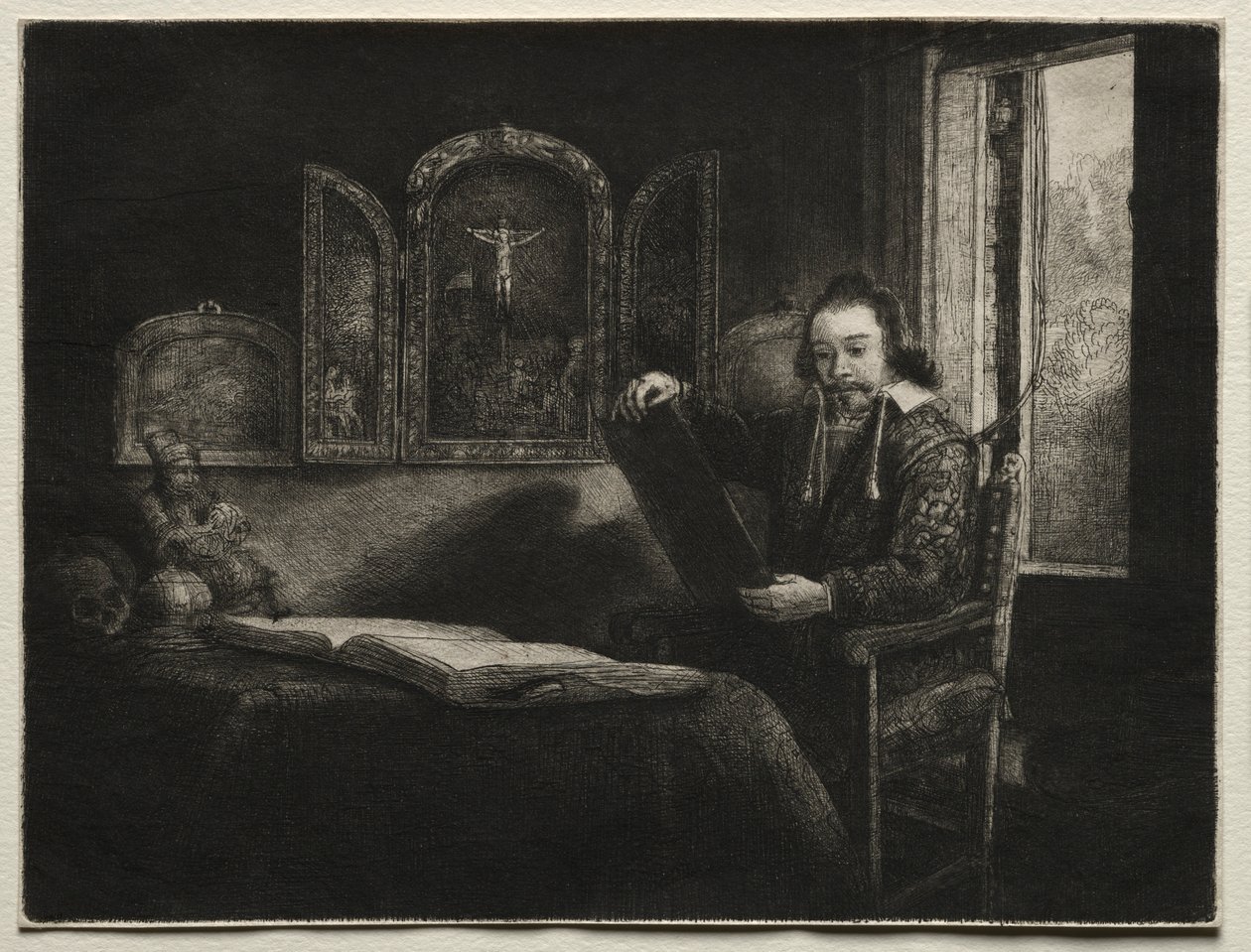 Abraham Francen, patikus, c. 1657. alkotó: Rembrandt van Rijn