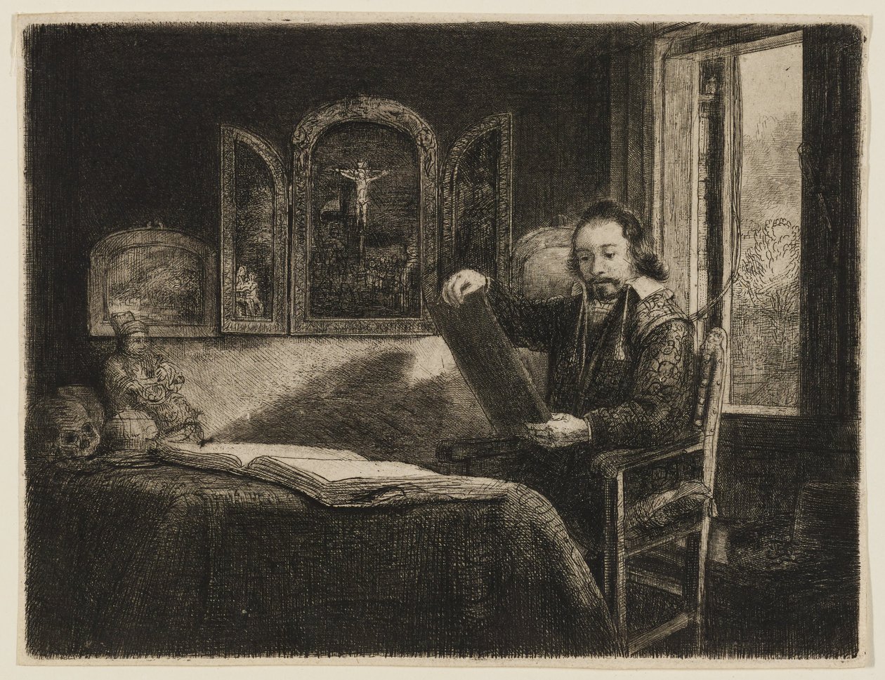 Abraham Francen, műkereskedő alkotó: Rembrandt van Rijn